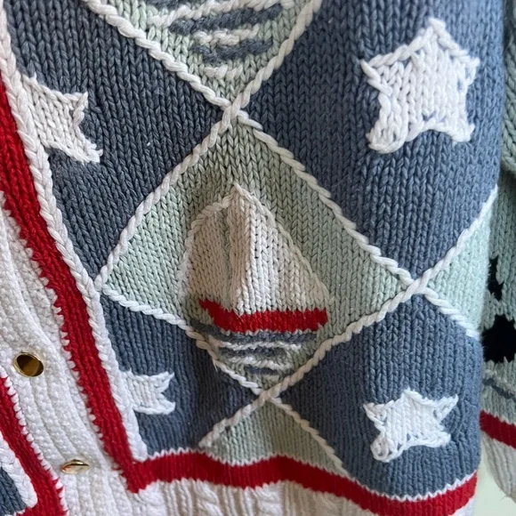 Vintage Orvis Seaside Knit Sweater - Picture 4 of 11